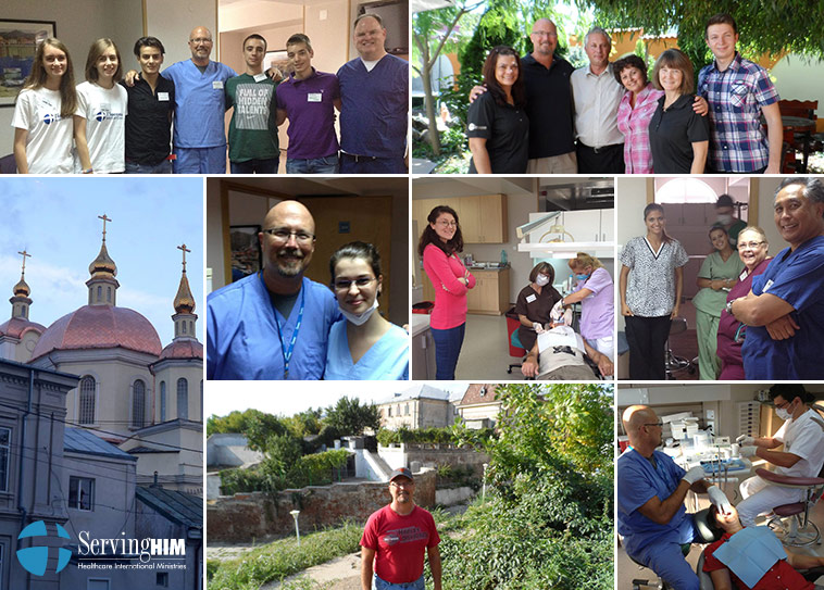 Collage of photos from community support programs